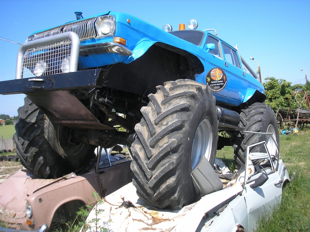 Big Foot vezetés és show